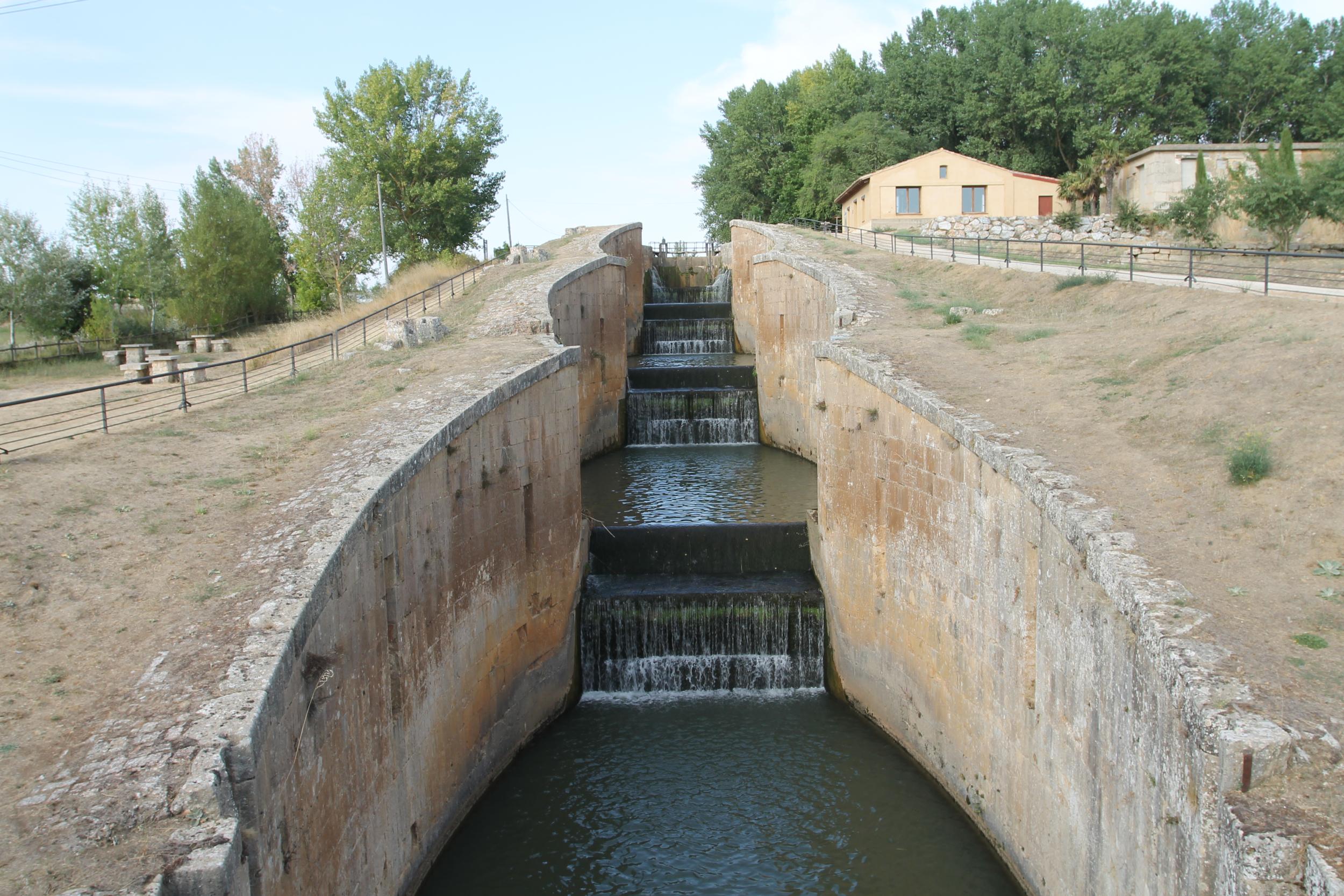 Esclusa 17y18y19y20, Canal de Castilla